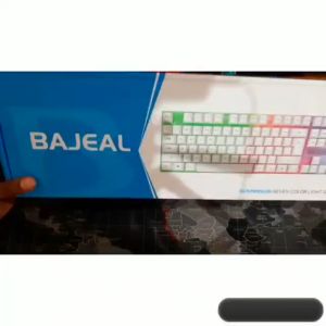 Keyboard gaming bajeal wired usb membrane fullsize 104 keys led rainbow k35 k-35