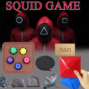 Squid Game Gonggi Game Korean Folk Game Set Stone Catching Toy 3D Printed Toys Finger Exercise Game for Kids Adults