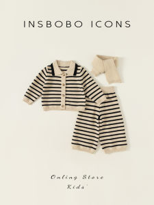 insbobo | Bộ Quần Áo Knit Mới Thời Trang Cho Bé Thu