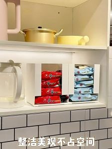 Johor Seller | Instants Noodle Squared Storage Box Practical Finishing Artifact For Kitchen Living Room