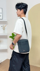 #612 Mens Big Crossbody Shoulder Bags New Leisure waterproof Pu Leather  Multi Purpose Sling Bag For Men wallet phone bag