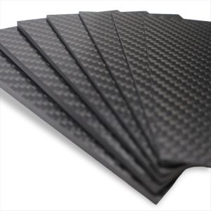 Easy to Install 125mm X 75mm Real Carbon Fiber Plate Panel Sheet 0.5/1/1.5/2/3/4/5mm Thickness Composite Hardness Material for D