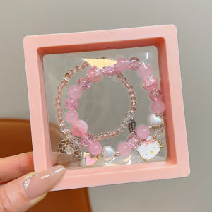 Cute Cartoon Crystal Bead Bracelet Set