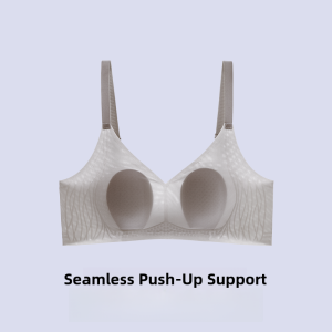 miiow | Cat Woman Thin Underwear Breathable Seamless Wireless Comfortable For Big Breasts Gathered Anti-Sagging Side Effect Free V-Neck