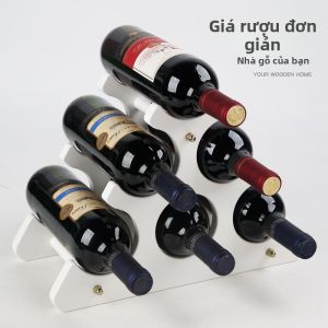 Giá Đỡ Rượu Gỗ Phong Cách Châu Âu