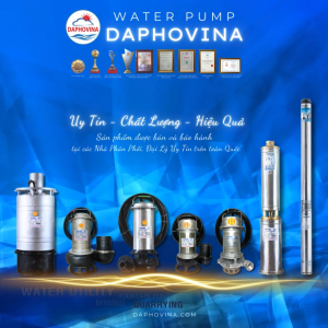 Máy Bơm Nước 3Hp - 2.200W 1pha 220V 3pha 380V Củ Tõm Bơm Tõm Daphovina Bơm Áp Cao - DPNV.D1030