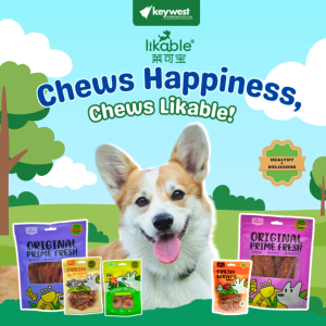 Likable - Fresh Wraps Dog Snacks Chicken Wrapped Shark Spine Bone 65g