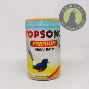 SEMPATI  Topsong Top Song Premium Pur Voer Murai Batu Kemasan Toples 500gr Pakan Burung Murai Batu Kacer Wambi Pur Voer Pelet Makanan Burung Pemakan Serangga