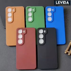 Vivo V40 Lite Softcase Macaron Pro Black Kamera Vivo V40 Lite