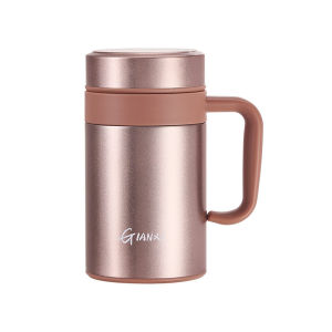 Portable Large Capacity 316 Stainless Steel Insulated Tea Cup with Water Separation Intelligent High End Beverage Container