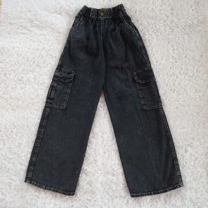 Celana Jeans Anak Kids Denim Palazzo Girls Kulot Anak Remaja Perempuan M4