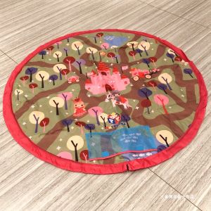 Childrens Multifunctional Game Mat Play Clay Easy to Clean Drawstring Quick Storage And Organization Toys Colorful