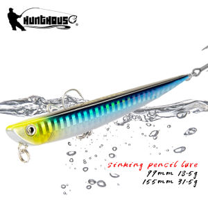 Hunthouse Bay RUF MANIC 99mm 18.5g Sinking Pencil Fishing Lure Saltwater Stickbait For Sea Bass Fish Tackle lw507