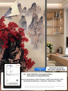 TANGYING | Translucent Opaque Privacy Glass Film New Chinese Style