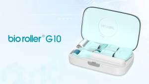 Bio roller G10 derma roller 10 in 1 derma needle ice roller cold compress for face eye body lip massage roller clean face 720pins 27pins 0.5mm jade roller facial lift manual