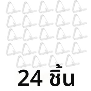 6/12/24pcs ผ้าปูโต๊ะคลิปพลาสติก Windproof สําหรับ Home KITCHEN ร้านอาหารตารางงานแต่งงานวันเกิดผ้าปูโต๊ะอุปกรณ์เสริม