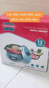 Nồi lẩu điện đa năng 35L SUNHOUSE SHD4527 - FULLBOX - BH 12 tháng