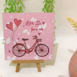 RUNABEE HIASAN DINDING KAYU SEPEDA BIKE RIDE WALL DECOR PAJANGAN KAYU POSTER DEKORASI RUMAH