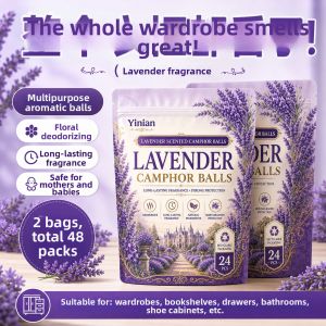Yinian | Moisture-proof Mould-resistant Deodorizing Insect-repellent Nontoxic Camphor Balls