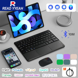 2025 New Multi Functional Bluetooth Wireless Keyboard With Mouse For IOS Android Windows Tablet For iPad Mini Pro Touch Keyboard