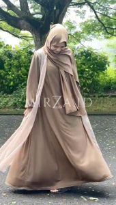 Outer Brokat Wanita Kekinian Panjang Kondangan