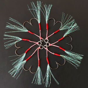 1Pcs Single/Double Hook Carbon Steel Plate Hook Fishing Hook Single Hook Jigging Hook Double Hook Assist 2 Hooks Fishing Gear