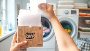 SESSOM & CO Sheet Lah! Laundry Detergent Sheet 8-Box Set 480 Sheets + Free Floor Cleaning Sheet 180 Sheets