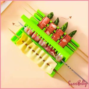 Sweet Belly อุปรกณ์เสียบเนื้อทำปิ้งย่างอเนกประสงค์ ที่เสียบเนื้อบาร์บีคิว อุปรกณ์เสียบเนื้อบาร์บีคิว BBQ บาร์บีคิว Easy Barbeque สปอตสินค้า