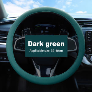 Non-Slip Silicone Steering Wheel Cover Summer Breathable Elastic Universal Fit 38cm Car Steering Wheel Protector Accessory