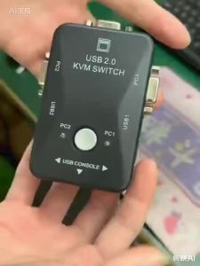 xiede | Bộ Chuyển Đổi KVM USB 2.0 1920*1440 VGA SVGA 2 Cổng/4 Cổng Với Hai Cáp Hộp Chia Màn Hình Bàn Phím Chuột Cho PC Và TV