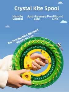 witsar | High Quality Specialized Handheld Non-reverse Large Crystal Kite Spool