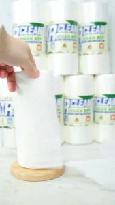 [Thùng 24 cuộn] Khăn giấy lau bếp trắng KRCLEAN 20x25 - siêu sạch thấm hút tốt lau chén bát lau bề mặt căn bếp