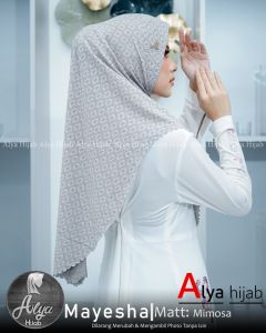 mayesha ashiqa Alya hijab jilbab instan bergo harian daily premium lasercut