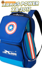 Balo Học Sinh Nam Cấp 1 Xbags Power XB 3017 - Balo Đi Học Chống Nước Nhiều Ngăn Siêu Nhẹ Bền Bỉ Cho Bé Trai Tiểu Học