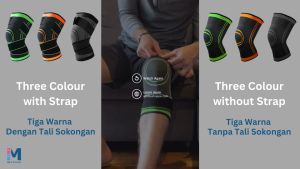 3D Knee Guard Brace Protector For Men And Women Left And Right Knee Support Outdoor Sports Adjustable Knee Pads Compression Patella Stabilizer Laras Sokongan Melindungi Lutut Kaki 运动护膝