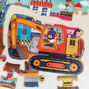 Large Piece Puzzle Childrens Educational Paper Assembly Toy Boys Girls Concentration Training Animal Flat Pattern