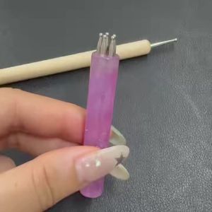 Nail Dotting Pen for Floral Design -Stainless Steel Ball Tip Art Tool for DIY Fingernail Paint Sculpt Acrylic Markers for Salon