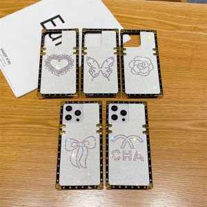 A25 A35 A55ปลอกสำหรับ Samsung กาแลคซี A05S ฝาครอบด้านหลังเคส A15 A34 A24 A14 A05 4G 5G กากเพชรปกป้องเคสโทรศัพท์แวววาวแฟชั่นกันกระแทก