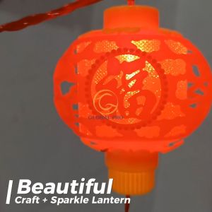 XIANG YUN FOK 10L 4.5MTR LED RED Lantern String Light CNY Decoration Light Chinese New Year Lantern Lip Lap CNY Lantern