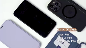 DUX DUCIS Skin X Pro Series Folio Case for iPhone 15 Pro Max With card holders
