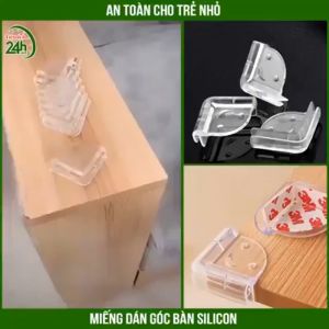 Combo 4 cái Bọc cạnh bàn - Bọc góc bàn - Hạn chế va đập cho trẻ nhỏ