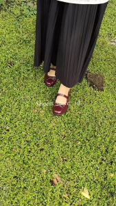 Sepatu Flatshoes Wanita - FlatShoes wanita super empuk - Flat Shoes Kekinian Motif ujung Pita/Sepatu Flatshoes pita Diana