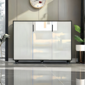 ENLUOLIJIA | Lockable Mobile Shoe Cabinet