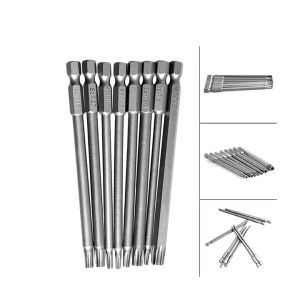 MATA OBENG MAGNETIC 50/100/150 MM ( BINTANG ) TORX SCREWDRIVER HEX T8 T10 T15 T20 T25 T27 T30 T40