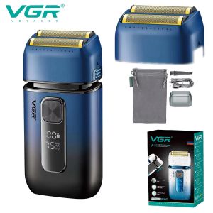 VGR | VGR Hair Beard Electric Shaver Professional Barber Razor Trimmer Bald Head Shaving Machine Rechargeable Waterproof V-362