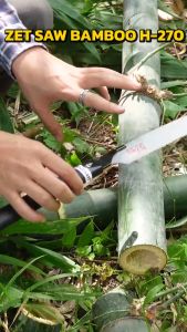 เลื่อยตัดไม้ไผ่ ZET SAW BAMBOO H-270 ขนาด 270 mm. เลื่อยไม้ไผ่ เลื่อยไม้ไผ่ ราคา - Lazada