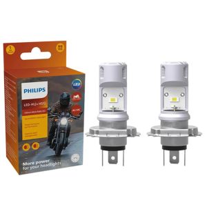 Philips | Philips 1/2pcs HS1 LED Headlight 6500K White Bright 12V PX43t Uses For Motorcycle High And Low Light Bulb 11636UMRX1