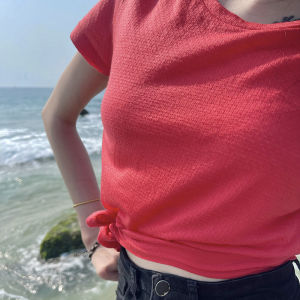 Womens Merino Wool Quick Dry T-Shirt round Neck Short Sleeve Running Mountain Climbing Outdoor Activity Breathable Ultra Light