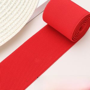 Dày Dặn Rộng Flat High Co Giãn Ity Dây Thắt Lưng Váy Quần Co Giãn Dây Đai Cạnh Hoa Polyester Dây Cao Su Sợi Vải Gia Đình Diy