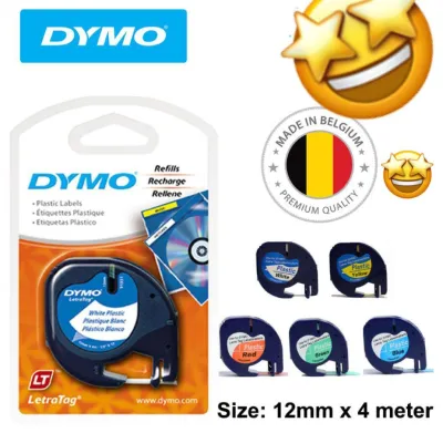 Dymo LetraTag Label Marker Tape Refill 12mm x 4m😘😘